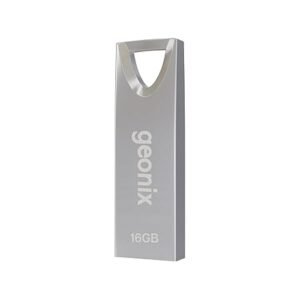 Geonix Pendrive I Silver I USB 2.0 I Keyring Design I Lightweight