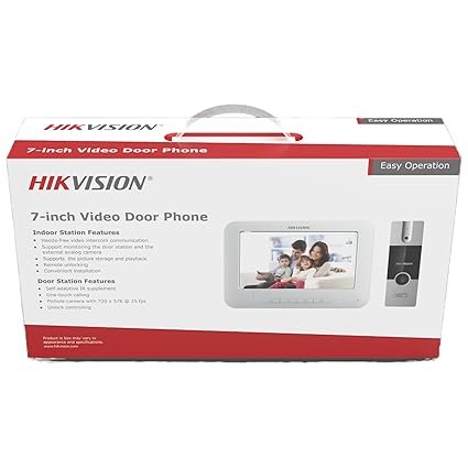 HIKVISION DS-KIS204T (Villa Analog Kit) - Wireless 1080p Video Door Phone With USEWELL RJ45